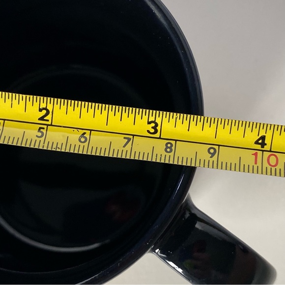 Pier 1 Mug Tartan Plaid Red Black Vintage EUC Coffee Stoneware Japan Retired - Picture 13 of 14